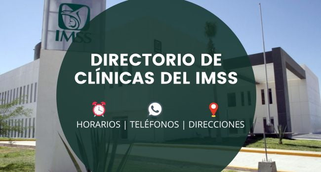 Clínicas del IMSS en México: Horarios, Dirección, Teléfonos