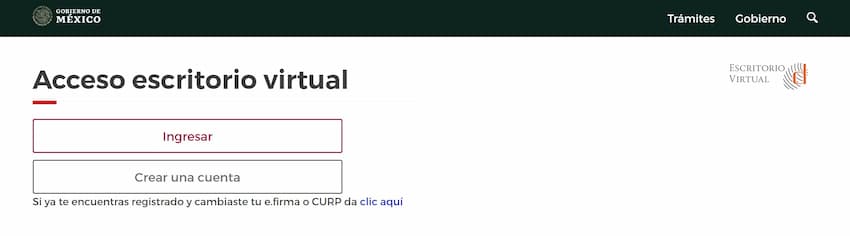 Consultar biométrico IMSS activos: checadas 1 Imagen del Escritorio Virtual del IMSS.