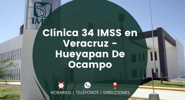 Clínica 34 IMSS en Veracruz - Hueyapan De Ocampo
