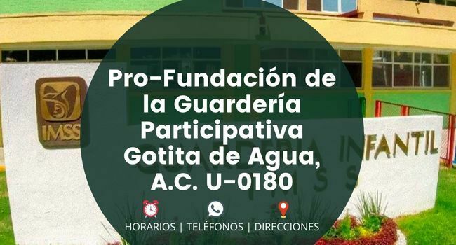 Pro-Fundación de la Guardería Participativa Gotita de Agua, A.C. U-0180